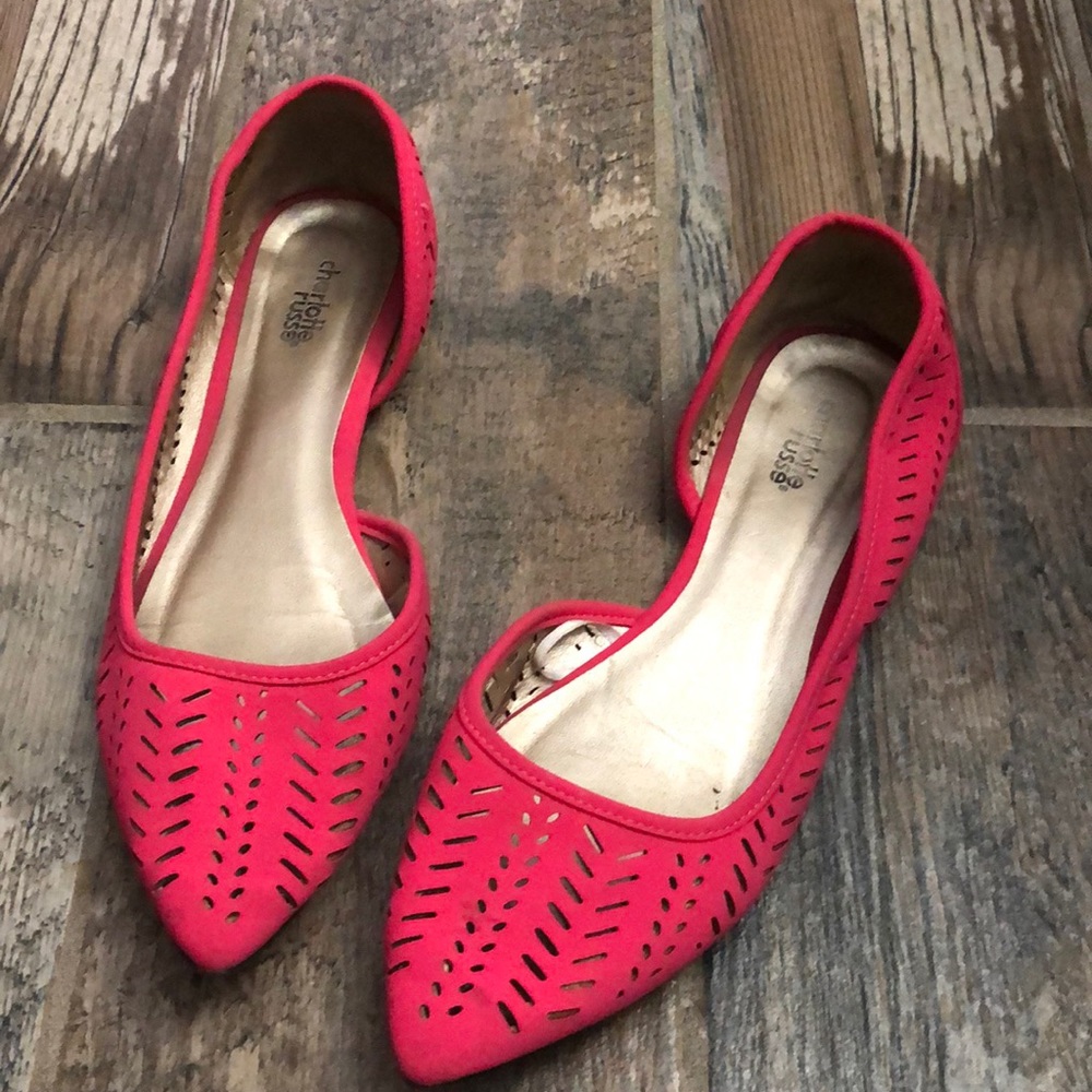 Bright Pink Flats!